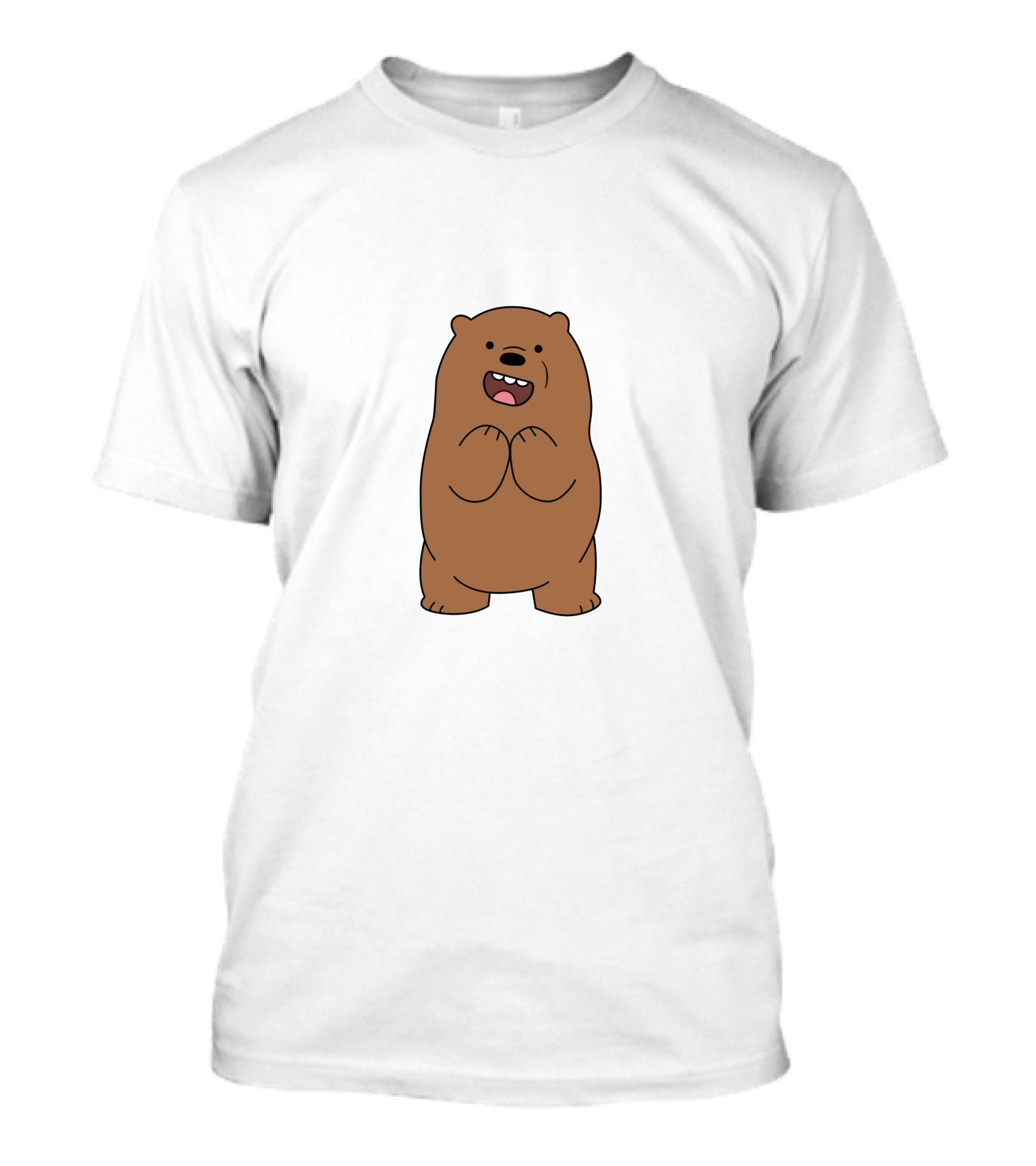 We Bare Bears Standing Bear Character T-Shirt