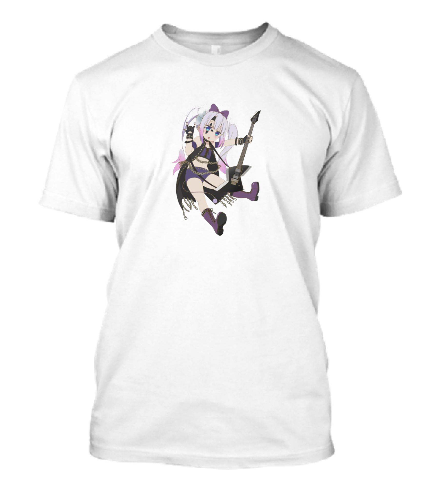 Pokeprincxss Gothic Anime Character With Guitar T-Shirt
