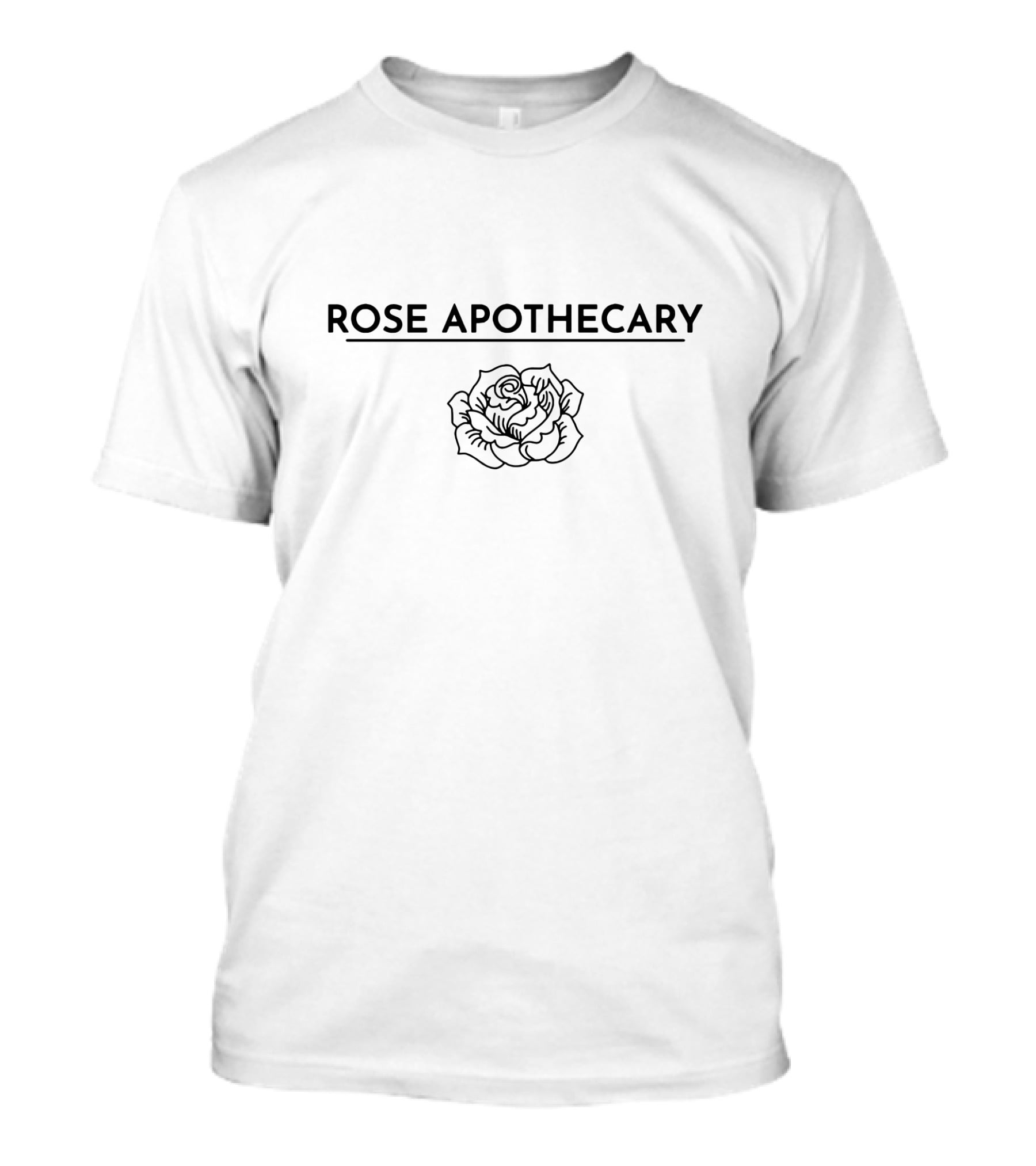 Rose Apothecary Rose Drawing T-Shirt