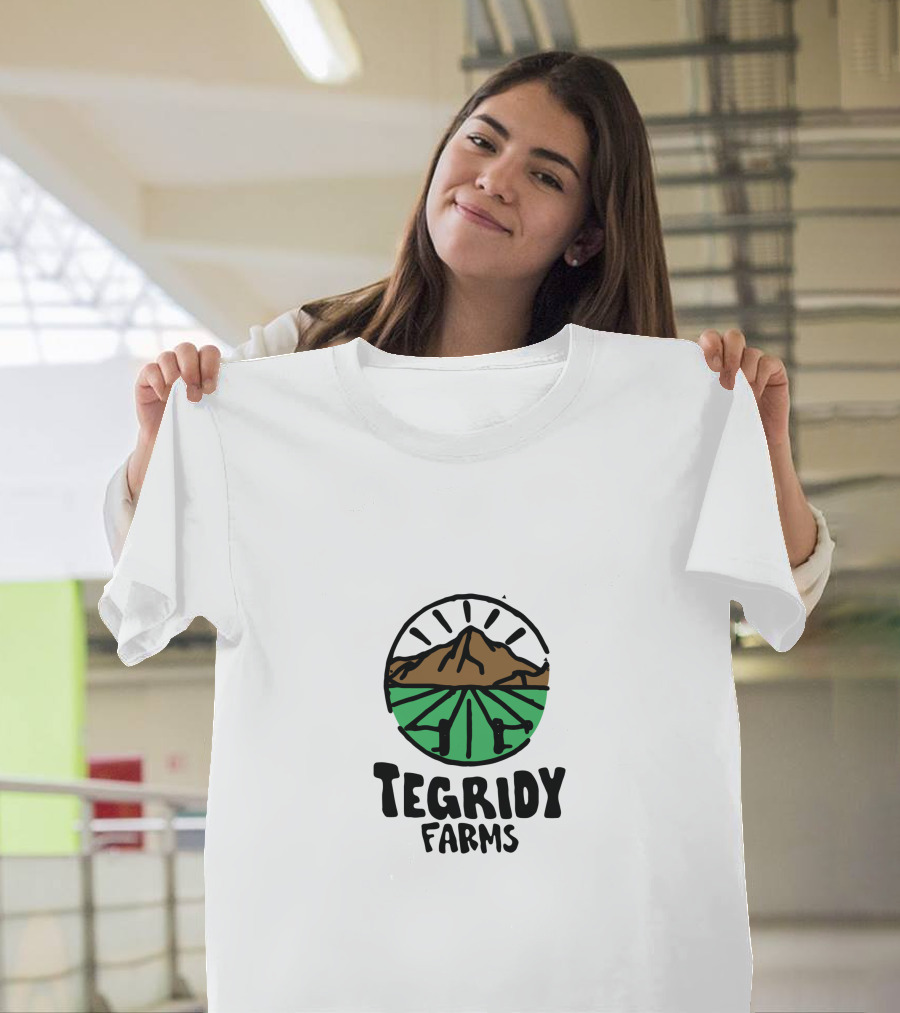 Tegridy Farms Mountain Fields Circular T-Shirt