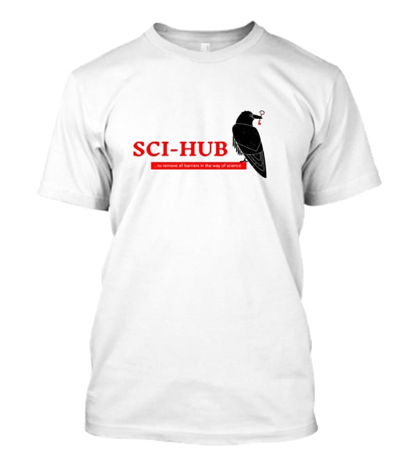 SCI-HUB Remove All Barriers In The Way Of Science Crow T-Shirt