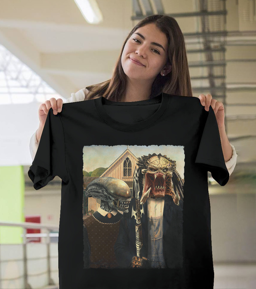 Aliens Predator Gothic T-Shirt