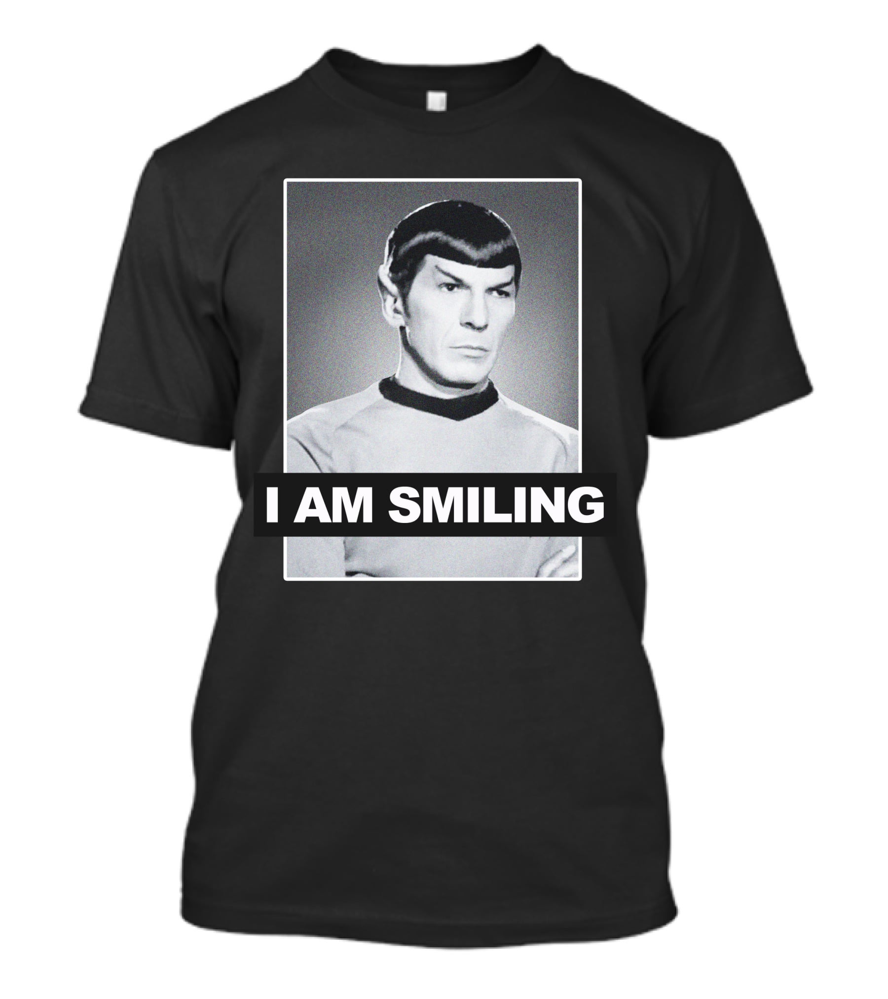 I AM SMILING Vulcan Humor Logic Science Iconic T-Shirt