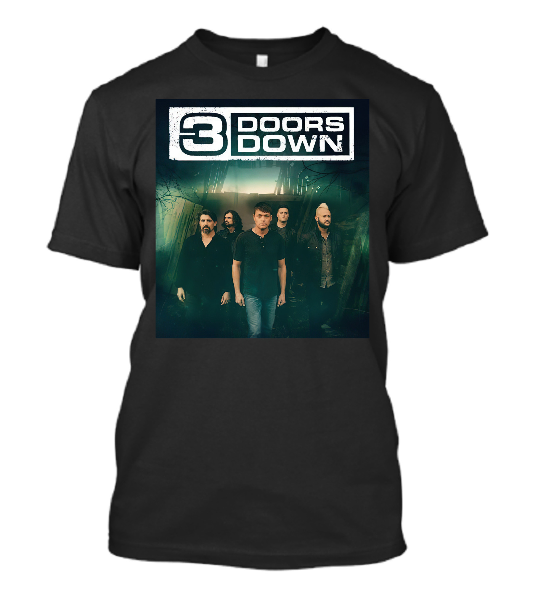 3 Doors Down Band Members Photo T-Shirt