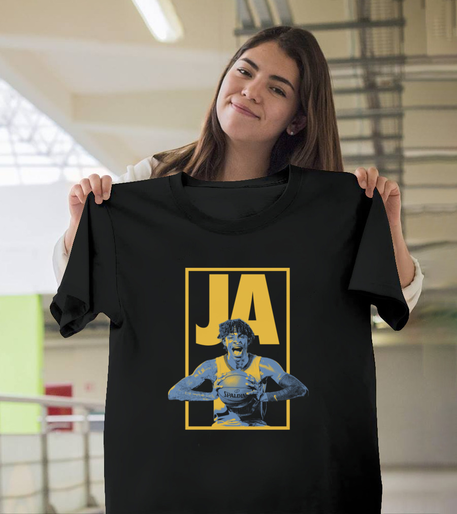 Ja Morant Memphis Grizzlies Hype Spalding Basketball T-Shirt
