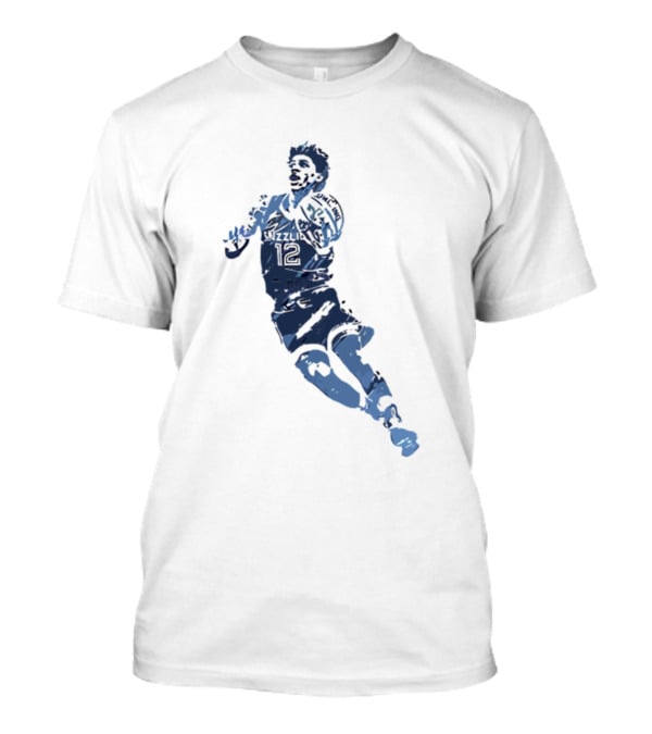 Grizzlies Basketball Player Silhouette 12 Funny Grizzliesa3hfc T-Shirt
