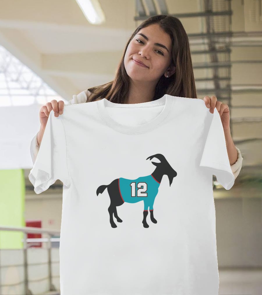 JA Morant GOAT Number 12 Jersey T-Shirt