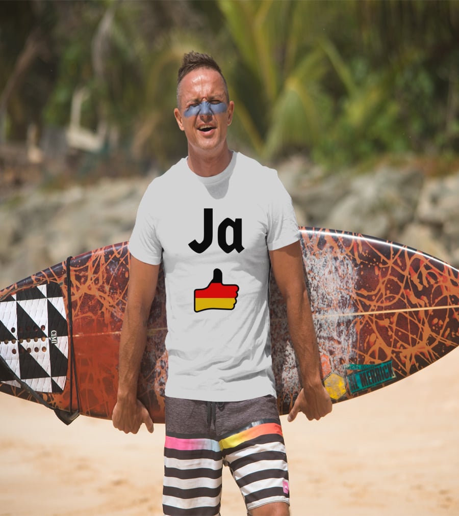 Ja Thumbs Up German Flag T-Shirt
