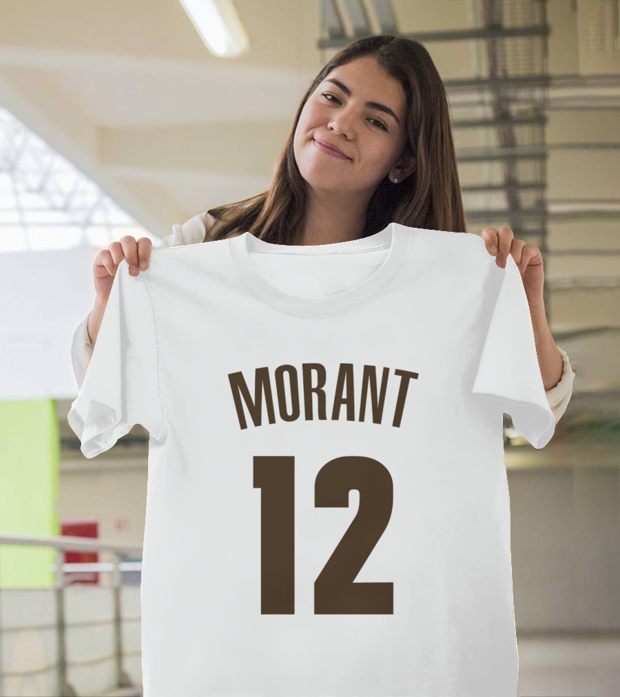 Morant 12 Basketball Jersey T-Shirt