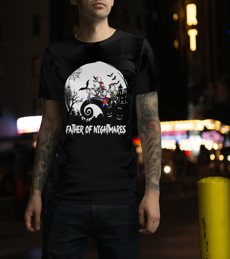 Father Of Nightmares Skeleton Halloween T-Shirt