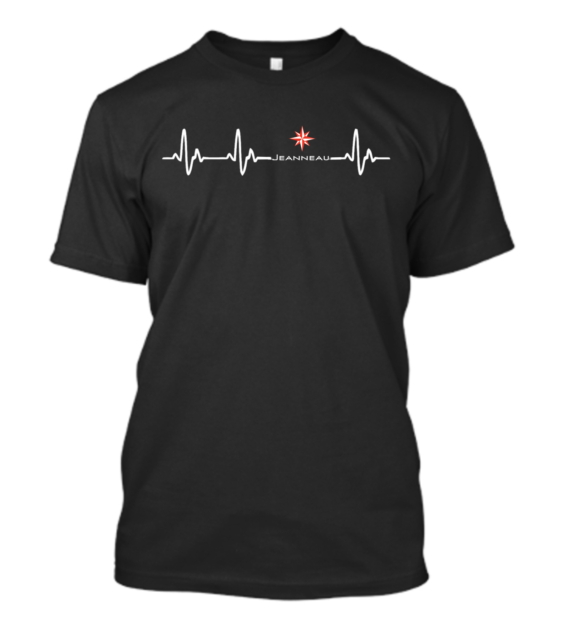 Jeanneau EKG Heartbeat Nautical Star T-Shirt