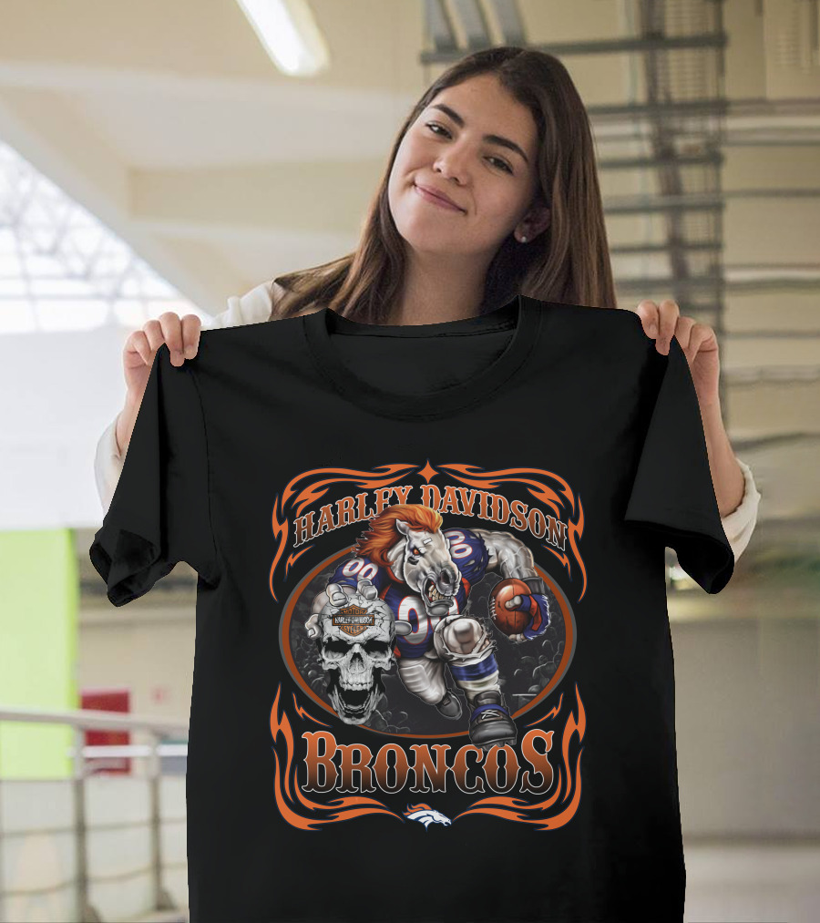 Harley Davidson Denver Broncos T-Shirt