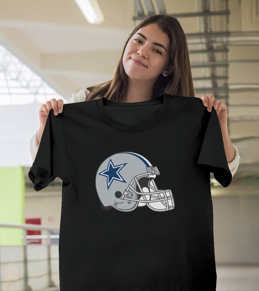 Dallas Cowboys Helmet Star T-Shirt