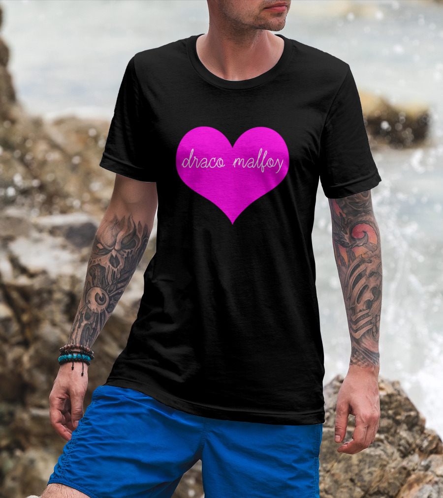 Draco Malfoy Heart Big Fun T-Shirt
