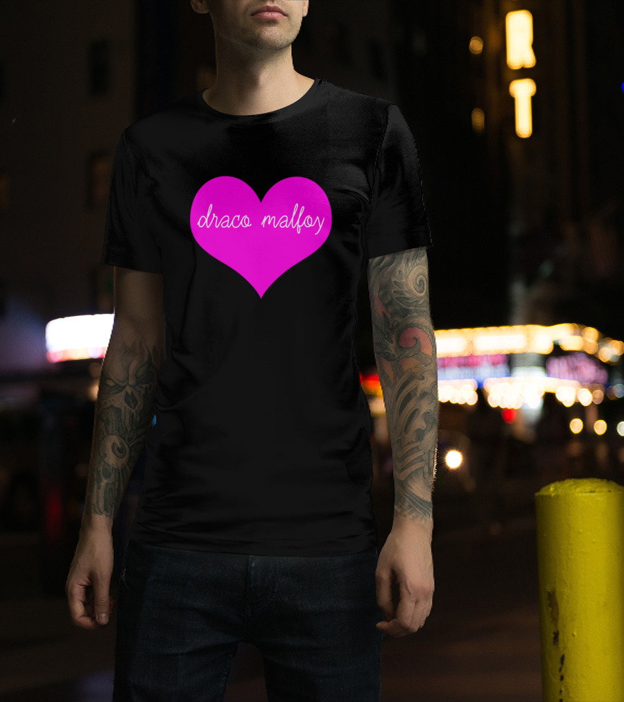 Draco Malfoy Heart Big Fun T-Shirt