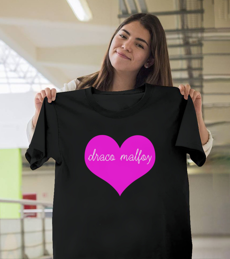 Draco Malfoy Heart Big Fun T-Shirt