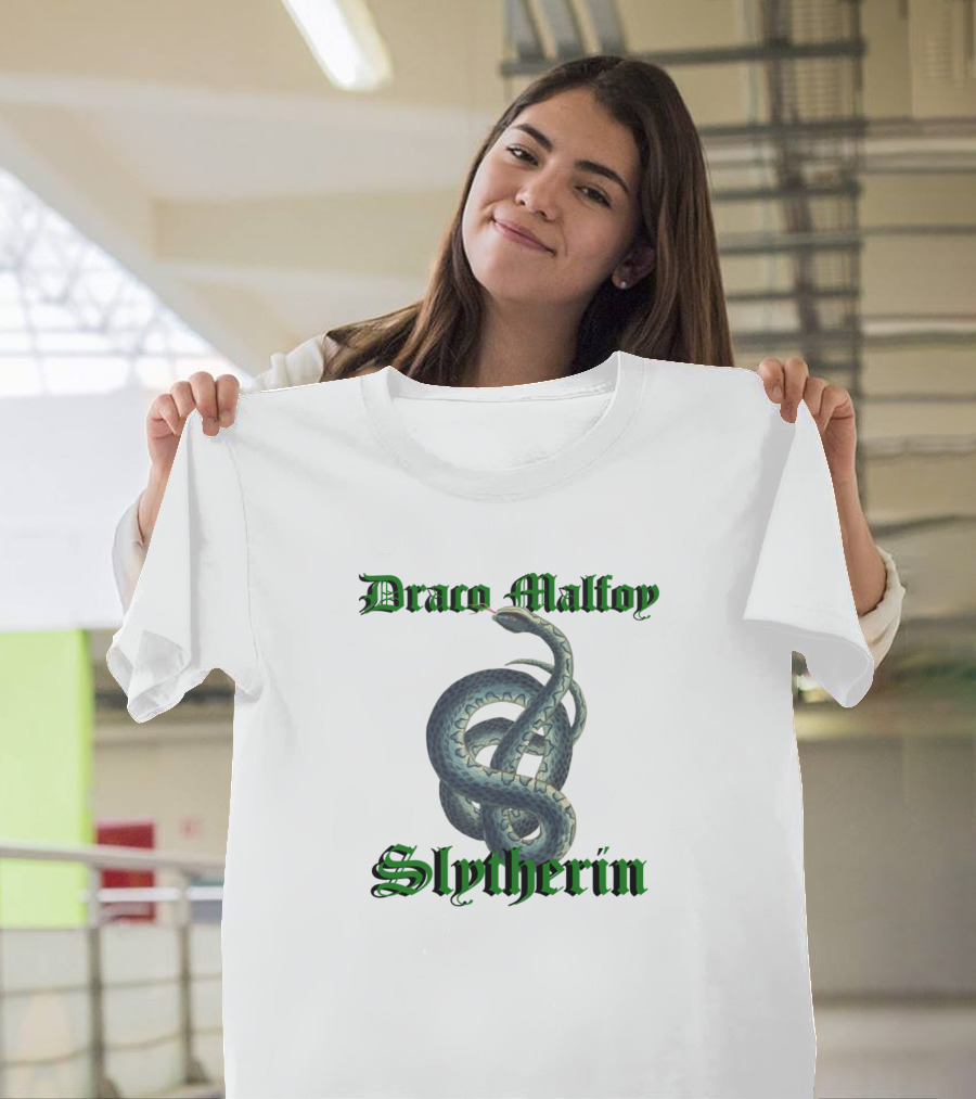 Draco Malfoy Slytherin Snake T-Shirt