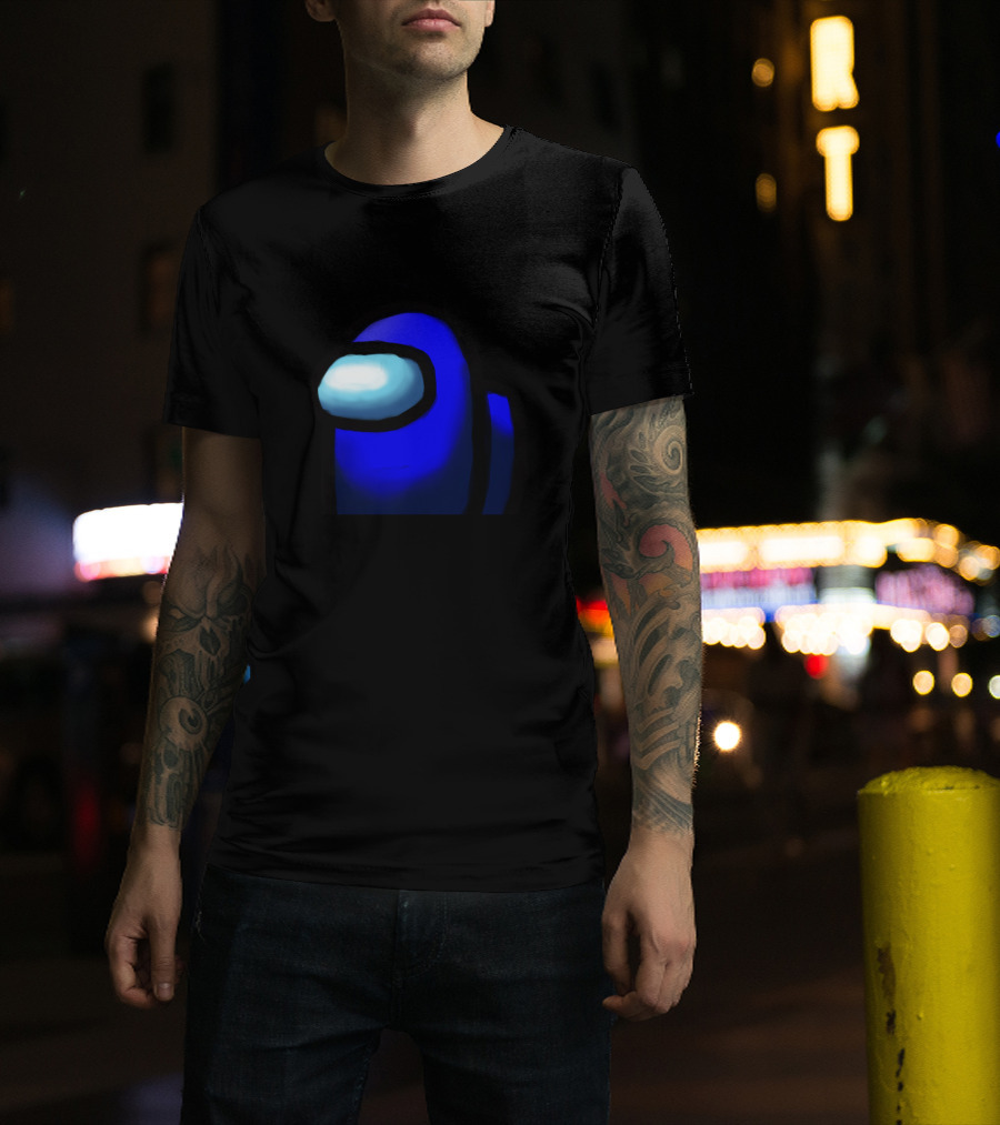 Among Us Crewmate Blue Character T-Shirt