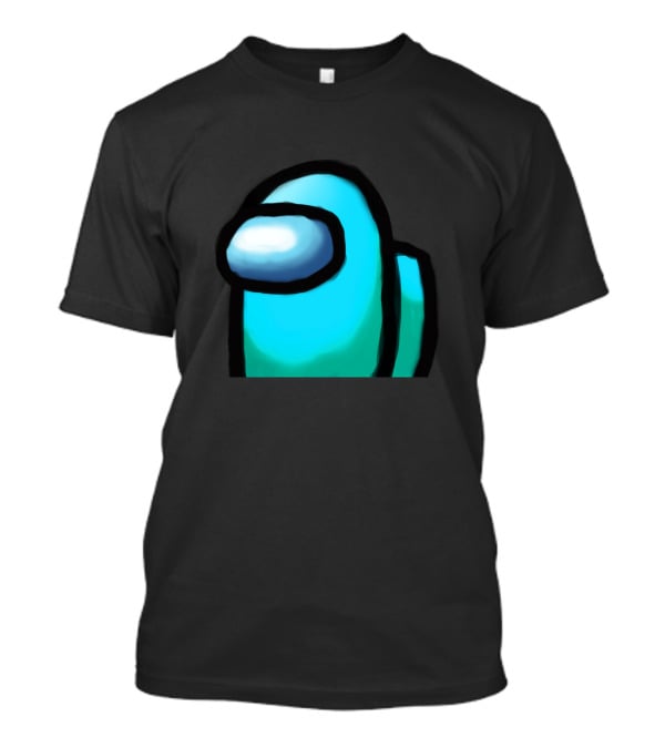 Among Us Crewmate Cyan Character T-Shirt