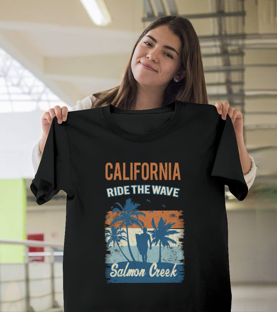 California Ride The Wave Salmon Creek T-Shirt