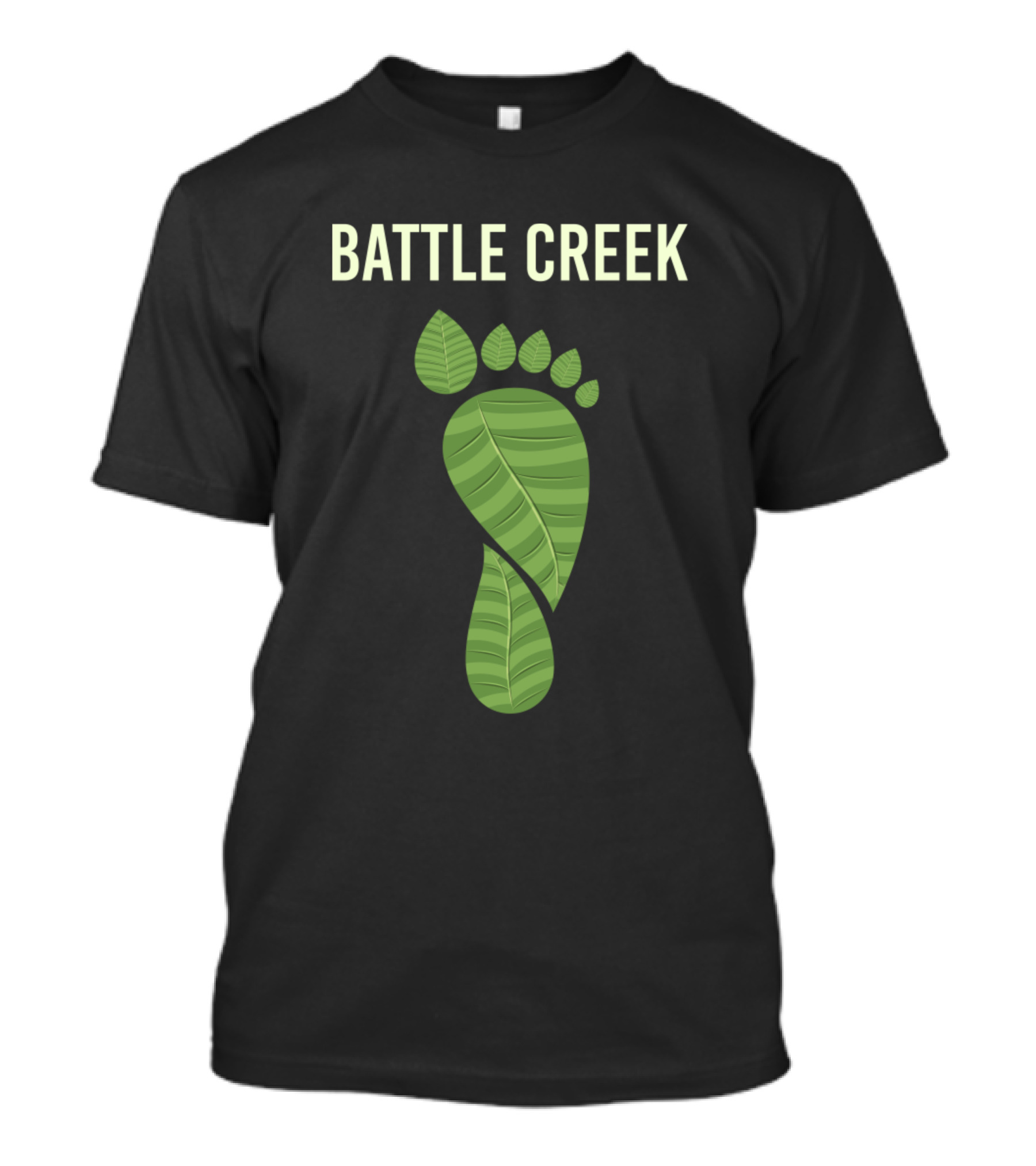 Battle Creek Eco Footprint Leaf T-Shirt