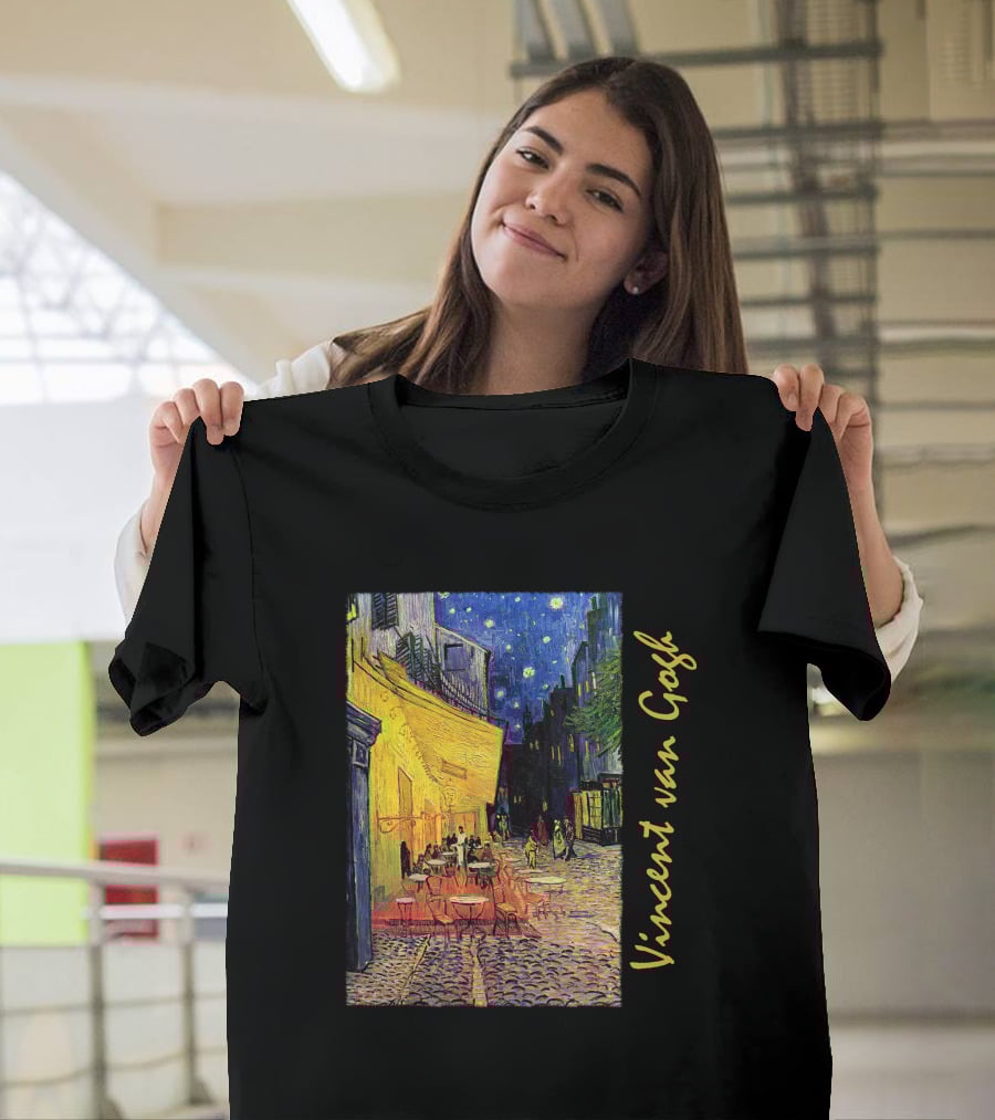 Vincent Van Gogh Café Terrace At Night T-Shirt