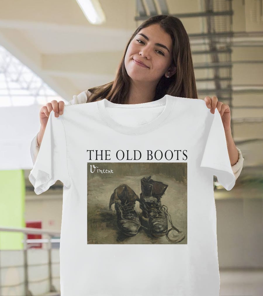 The Old Boots Vincent Van Gogh Painting Vintage T-Shirt