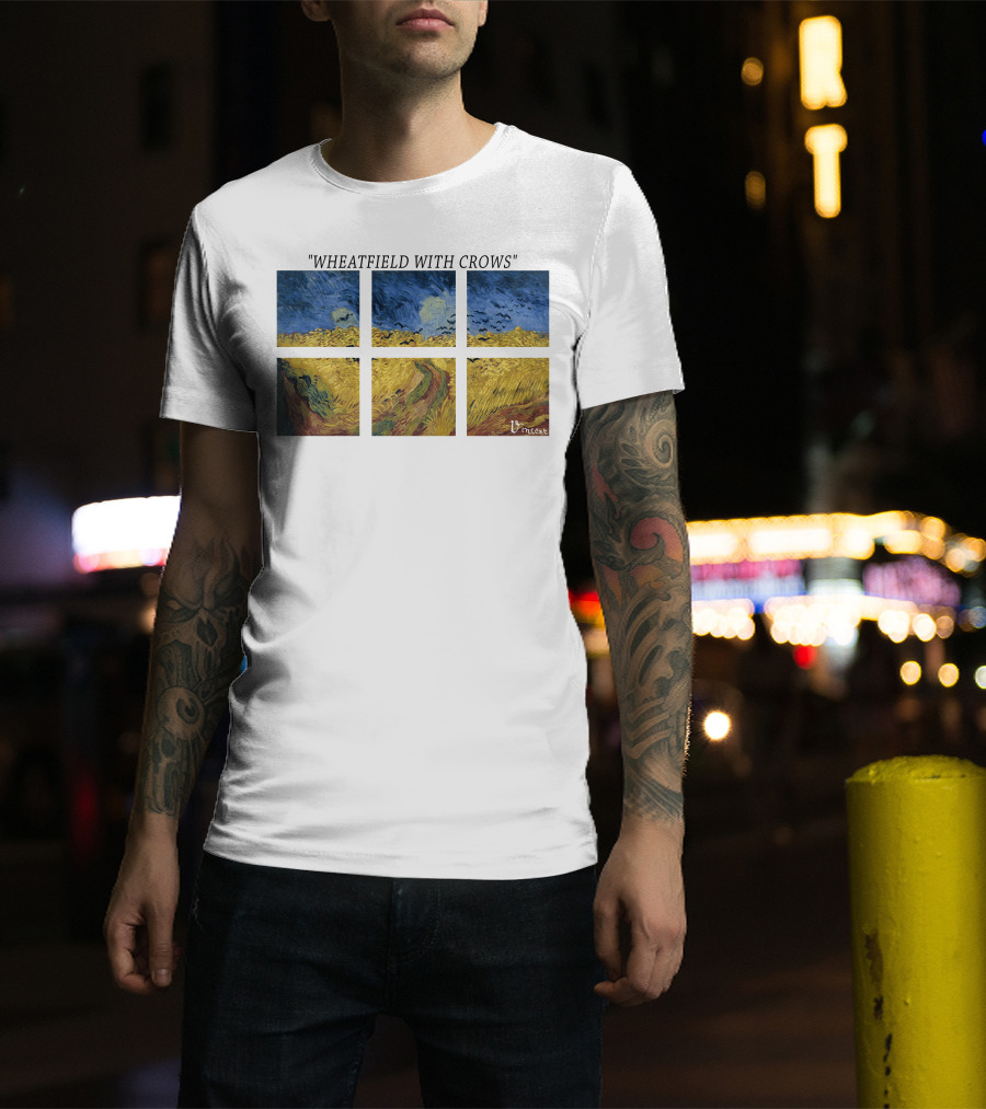 Vincent Van Gogh Wheatfield With Crows Vincent T-Shirt