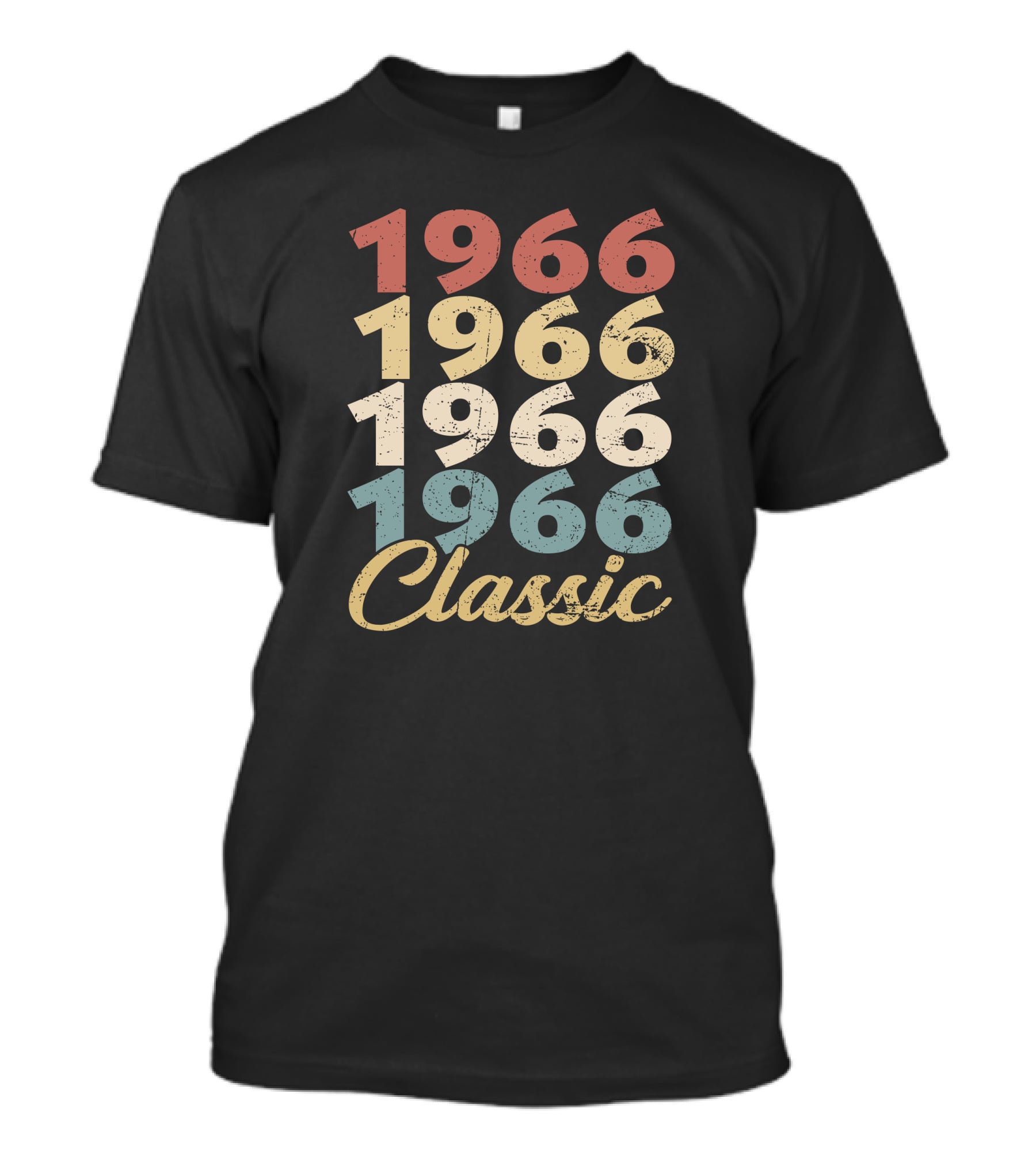 1966 Classic Vintage Typography Series T-Shirt