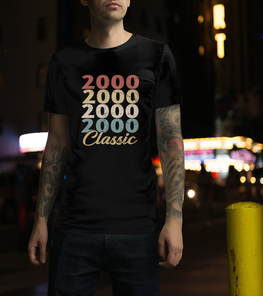 2000 Classic Retro Vintage Year T-Shirt