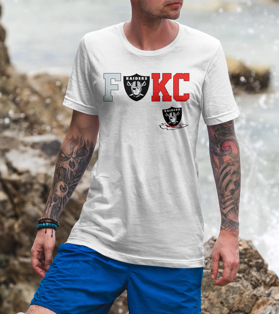 F Raiders KC Chiefs T-Shirt