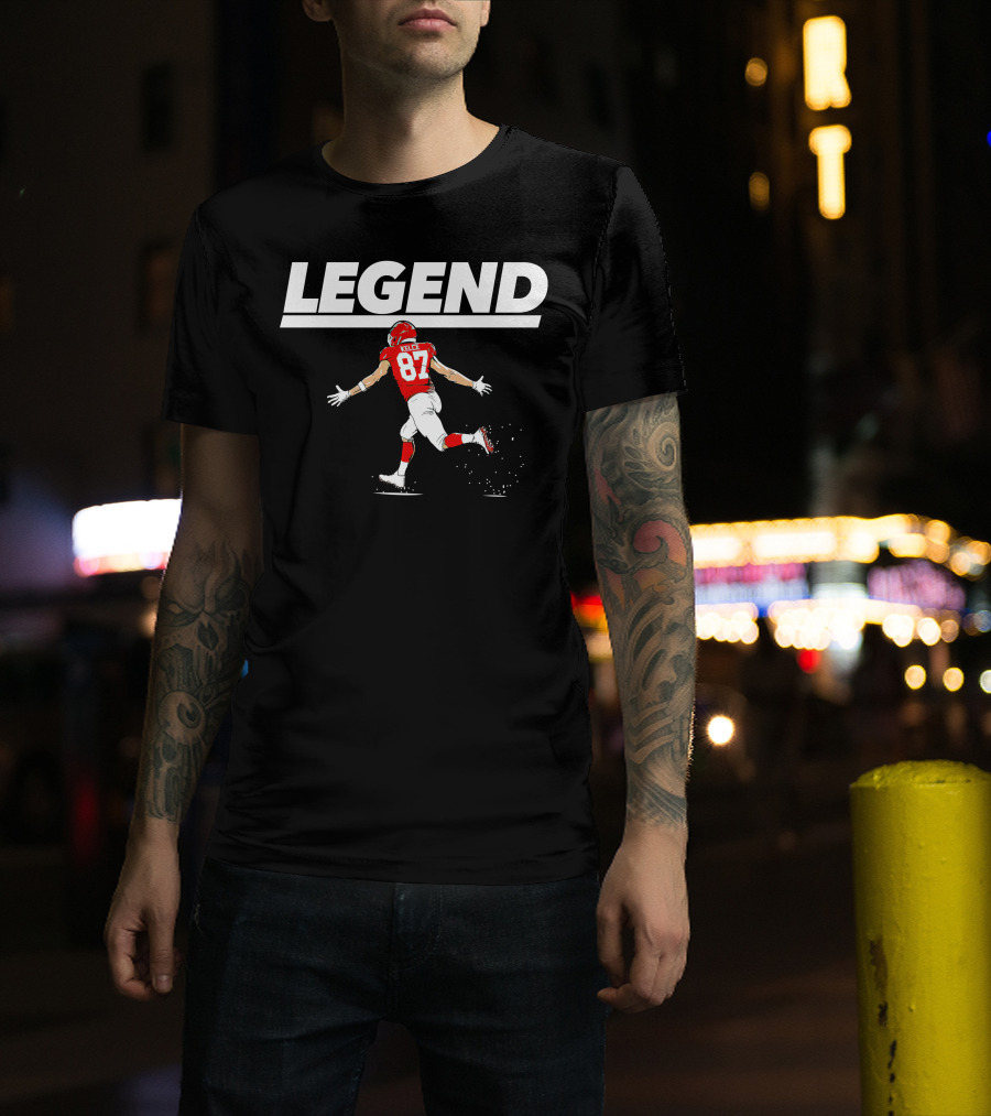 Legend Travis Kelce 87 Kansas City Chiefs T-Shirt