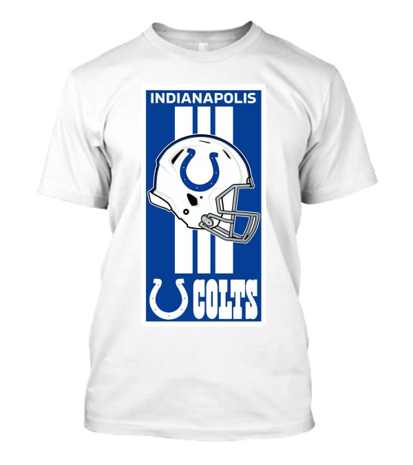 Indianapolis Colts Helmet Logo T-Shirt