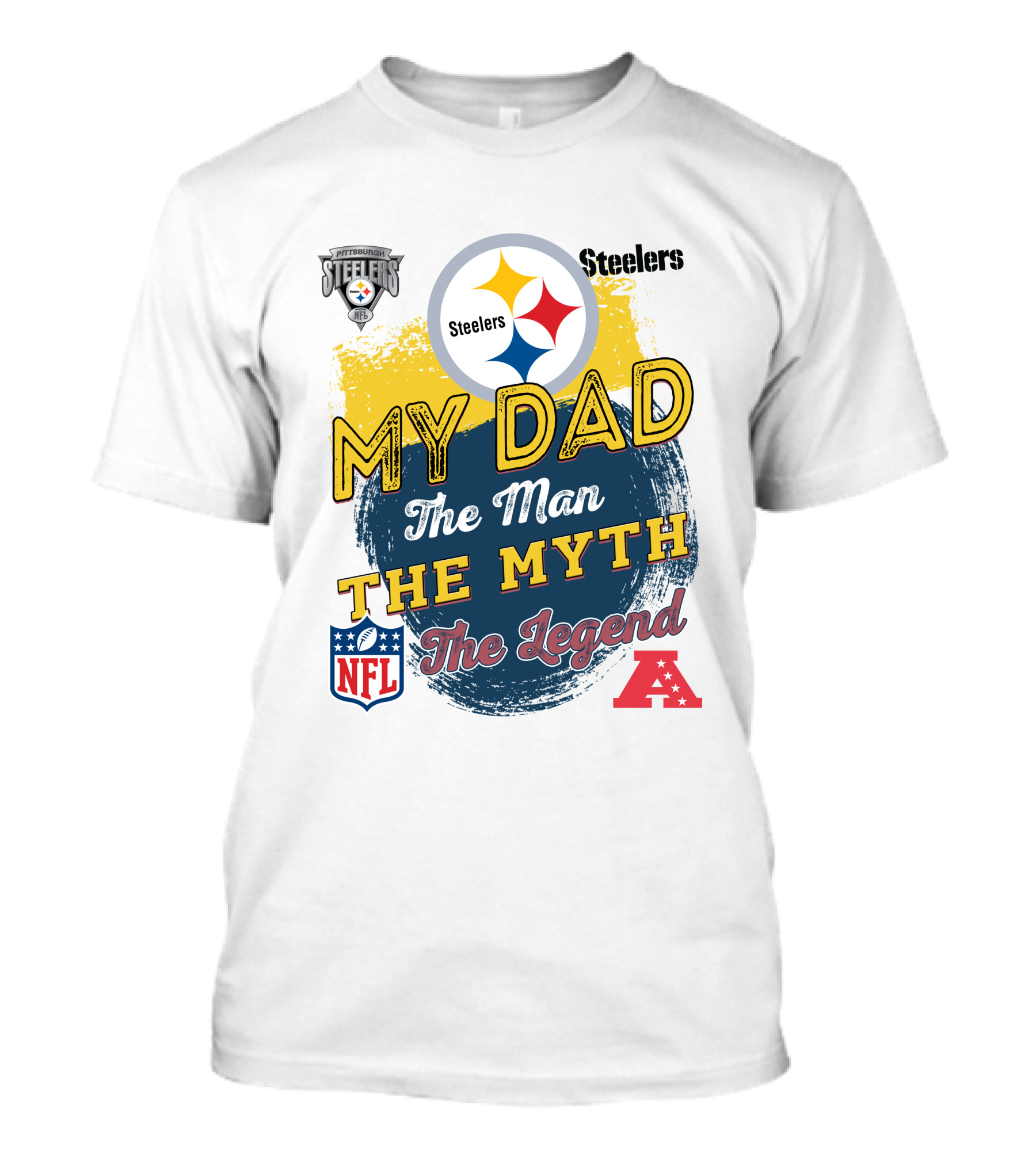 Pittsburgh Steelers My Dad The Man The Myth The Legend NFL AFC T-Shirt