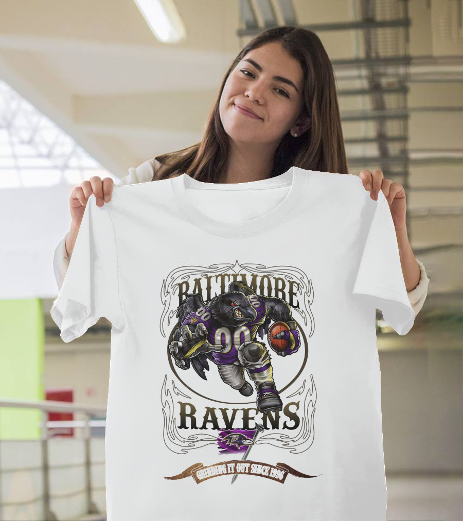 Baltimore Ravens Grinding It Out Since 1996 T-Shirt