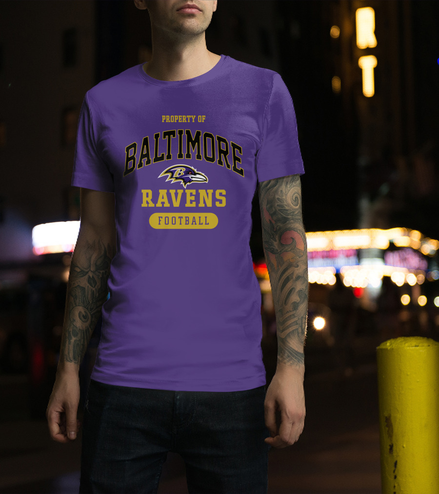 Property Of Baltimore Ravens Football T-Shirt