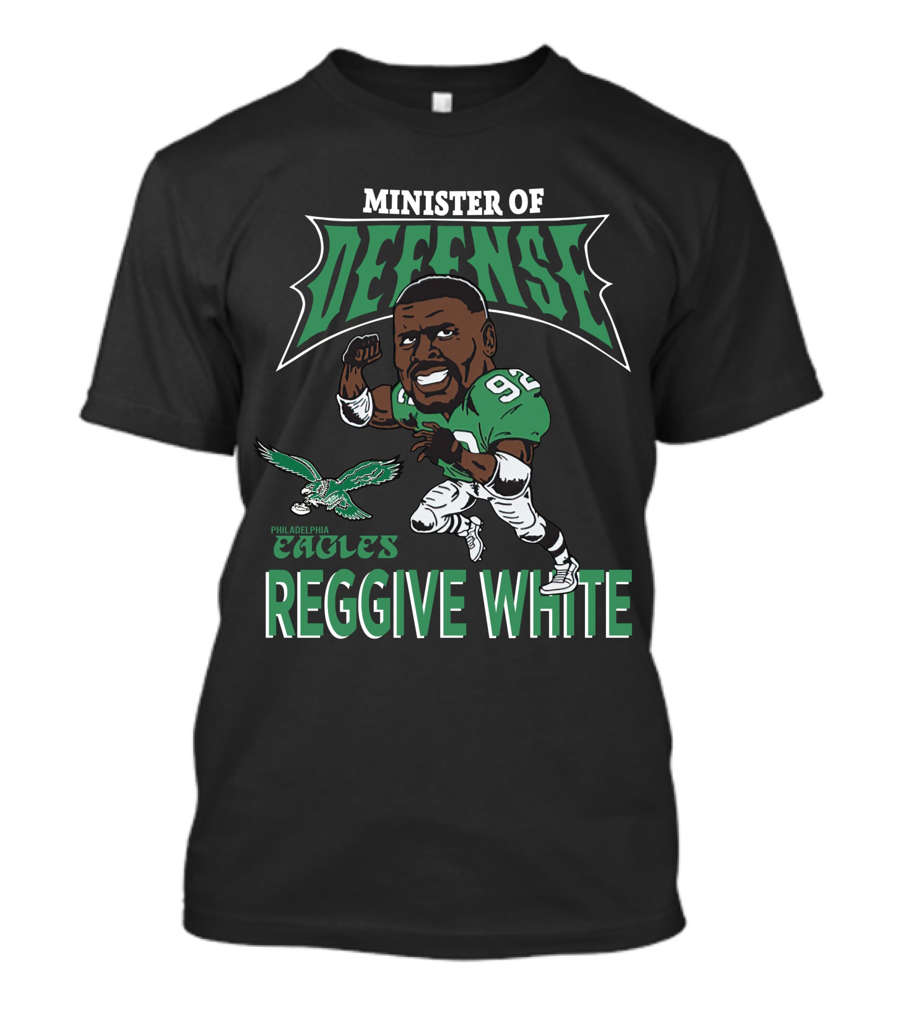 Minister Of Defense Philadelphia Eagles Reggie White T-Shirt