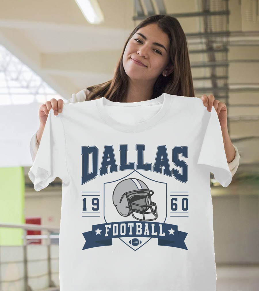 Dallas Football 1960 Helmet T-Shirt