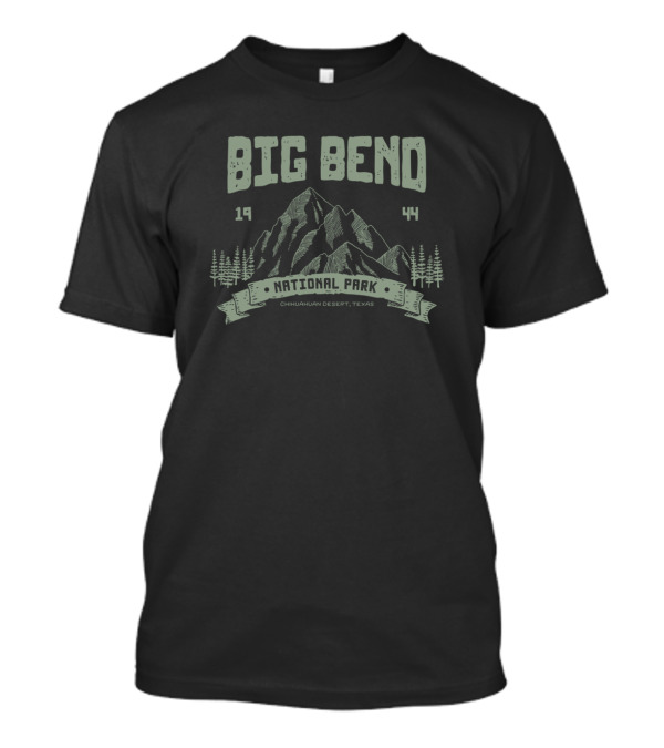 Big Bend National Park 1944 Chihuahuan Desert Texas Vintage Style Badge T-Shirt
