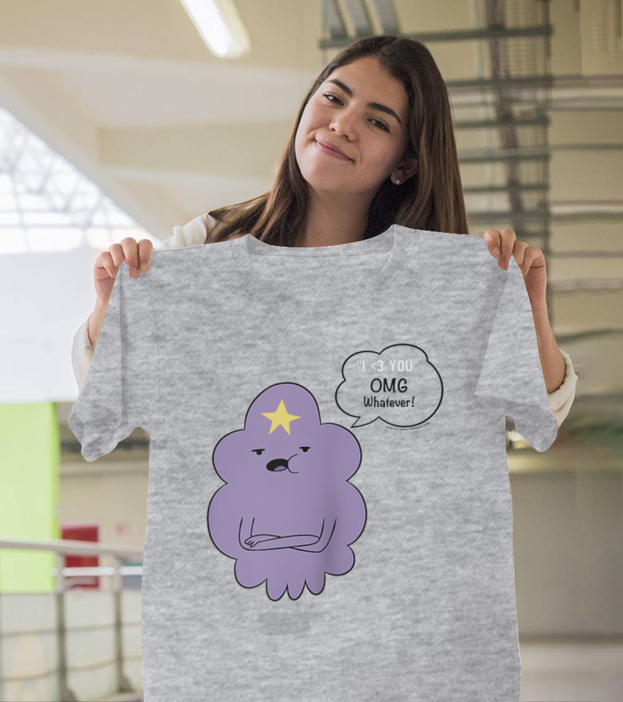 Adventure Time Lumpy Space Princess I <3 You OMG Whatever Raglan T-Shirt
