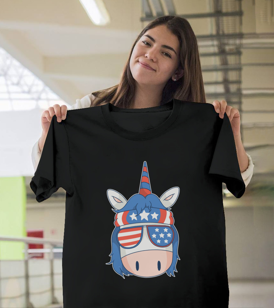 American Unicorn Stars and Stripes 1379084 T-Shirt