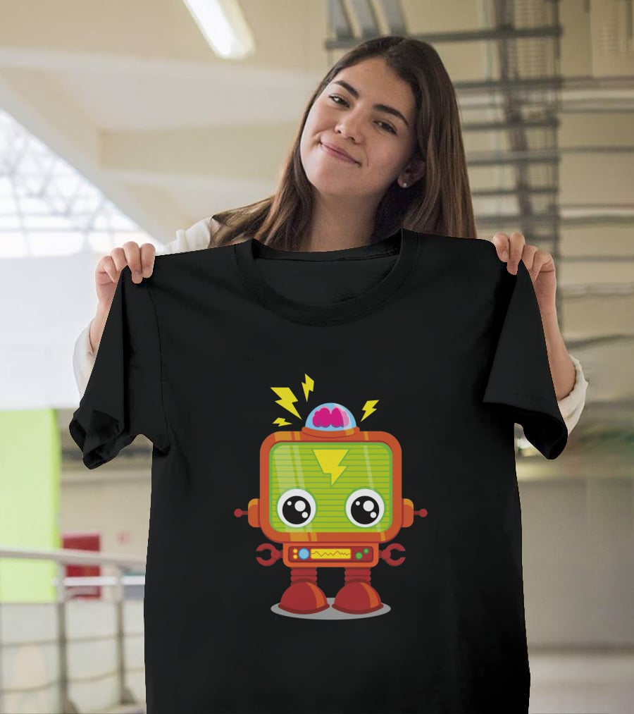 Baby Robot 29128 Lightning Brain Power T-Shirt