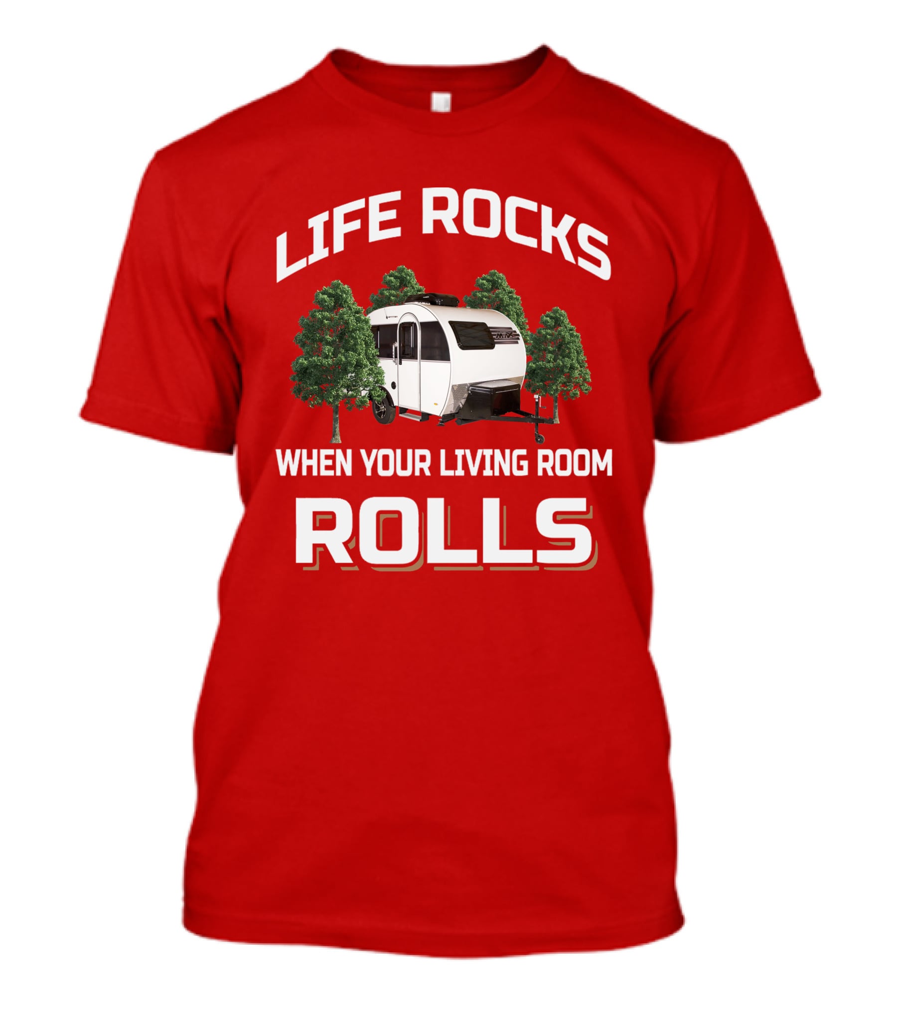 LIFE ROCKS WHEN YOUR LIVING ROOM ROLLS Little Guy Mini Max T-Shirt