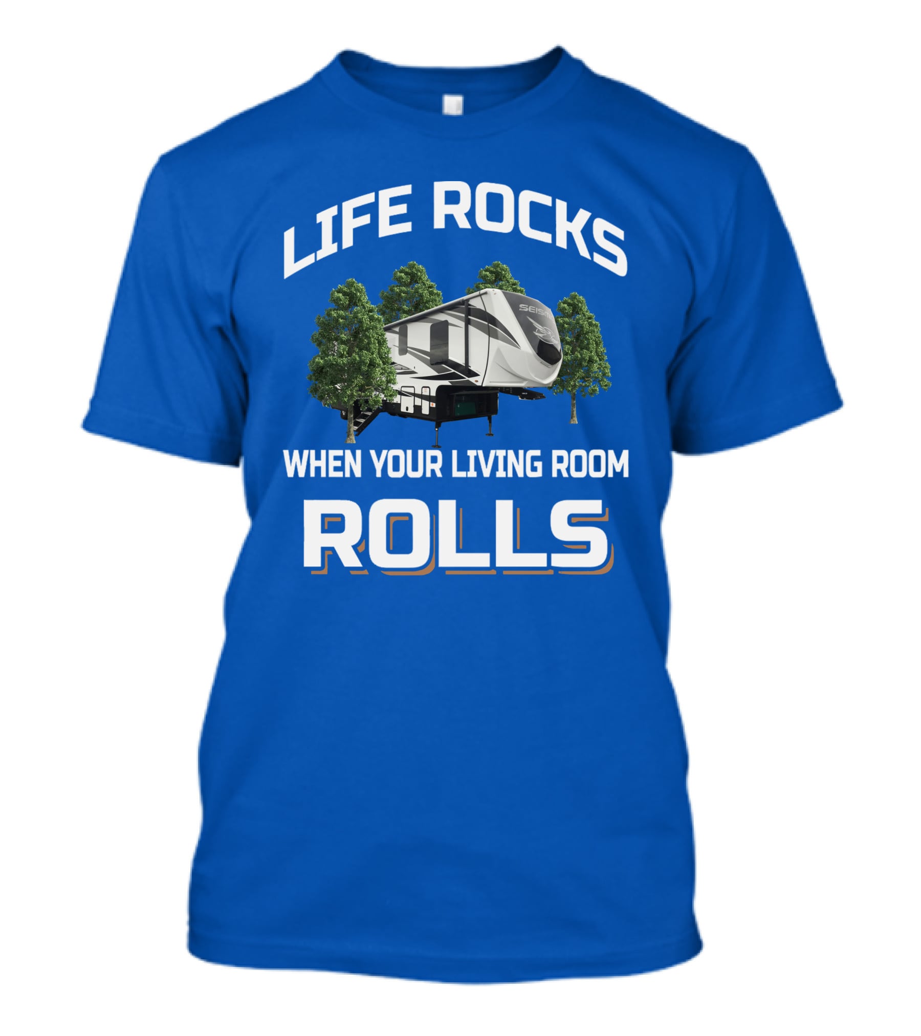 Life Rocks When Your Living Room Rolls Seismic T-Shirt