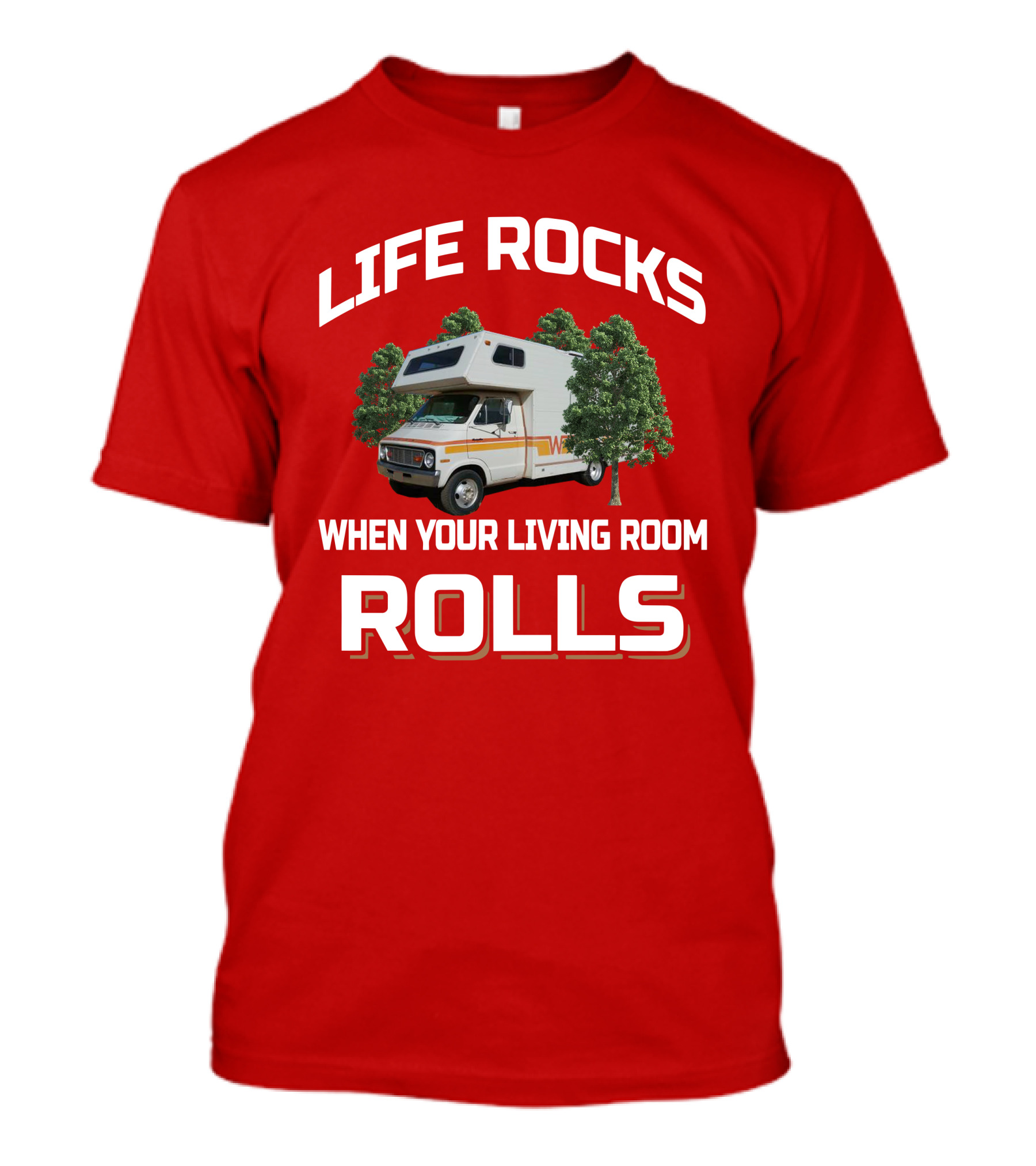 Life Rocks When Your Living Room Rolls Dodge Minnie Winnie T-Shirt