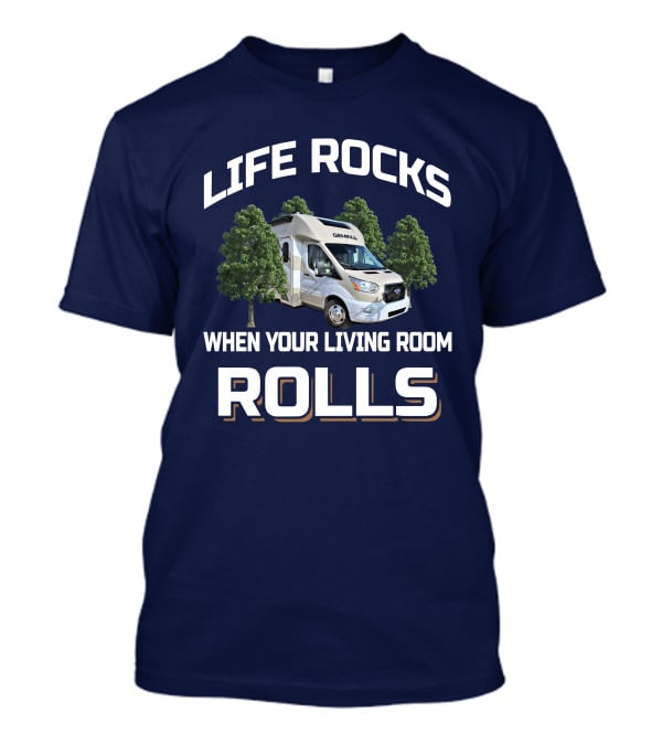 Life Rocks Gemini 23TE When Your Living Room Rolls T-Shirt