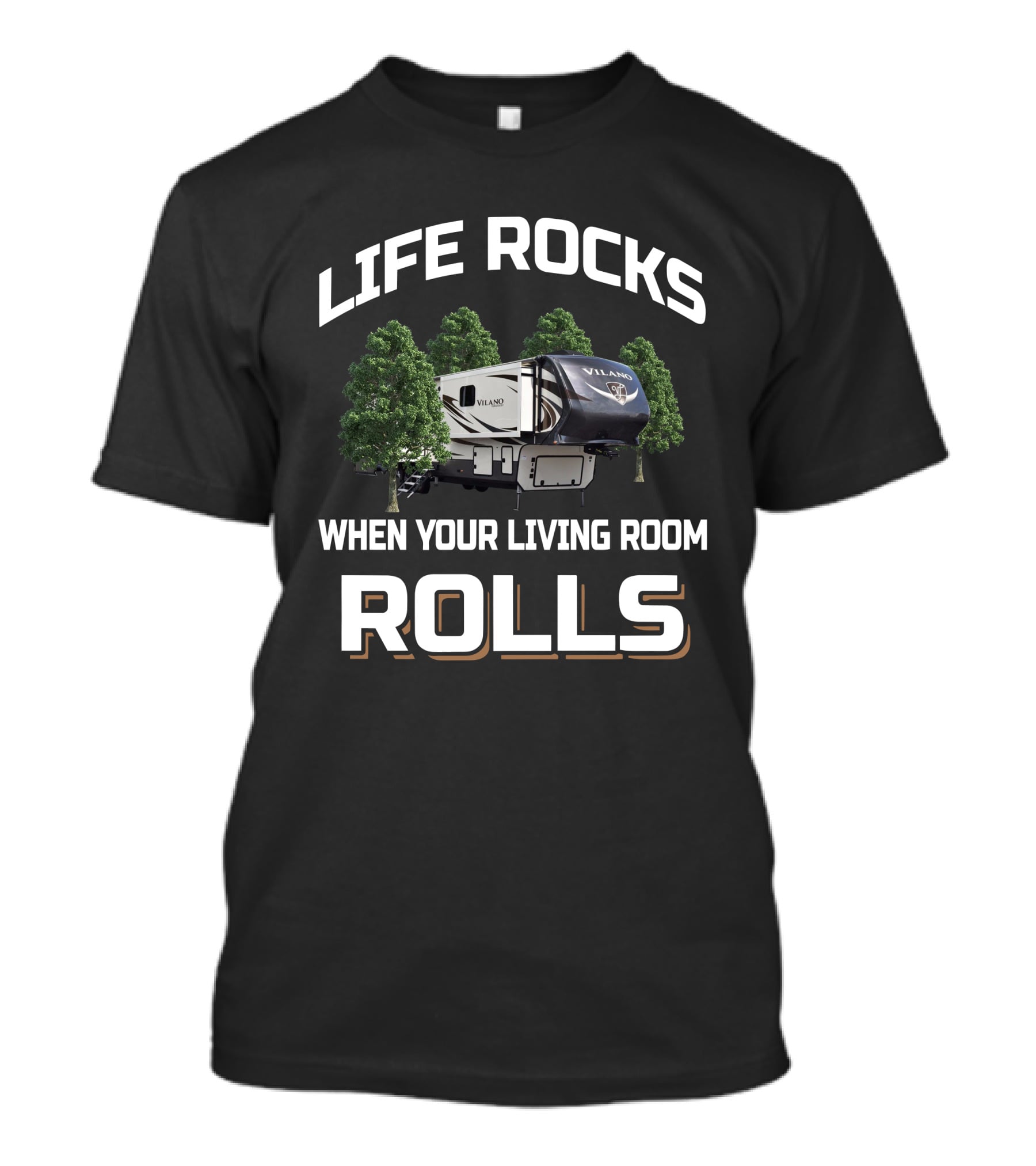 Life Rocks When Your Living Room Rolls Vanleigh 369FB T-Shirt