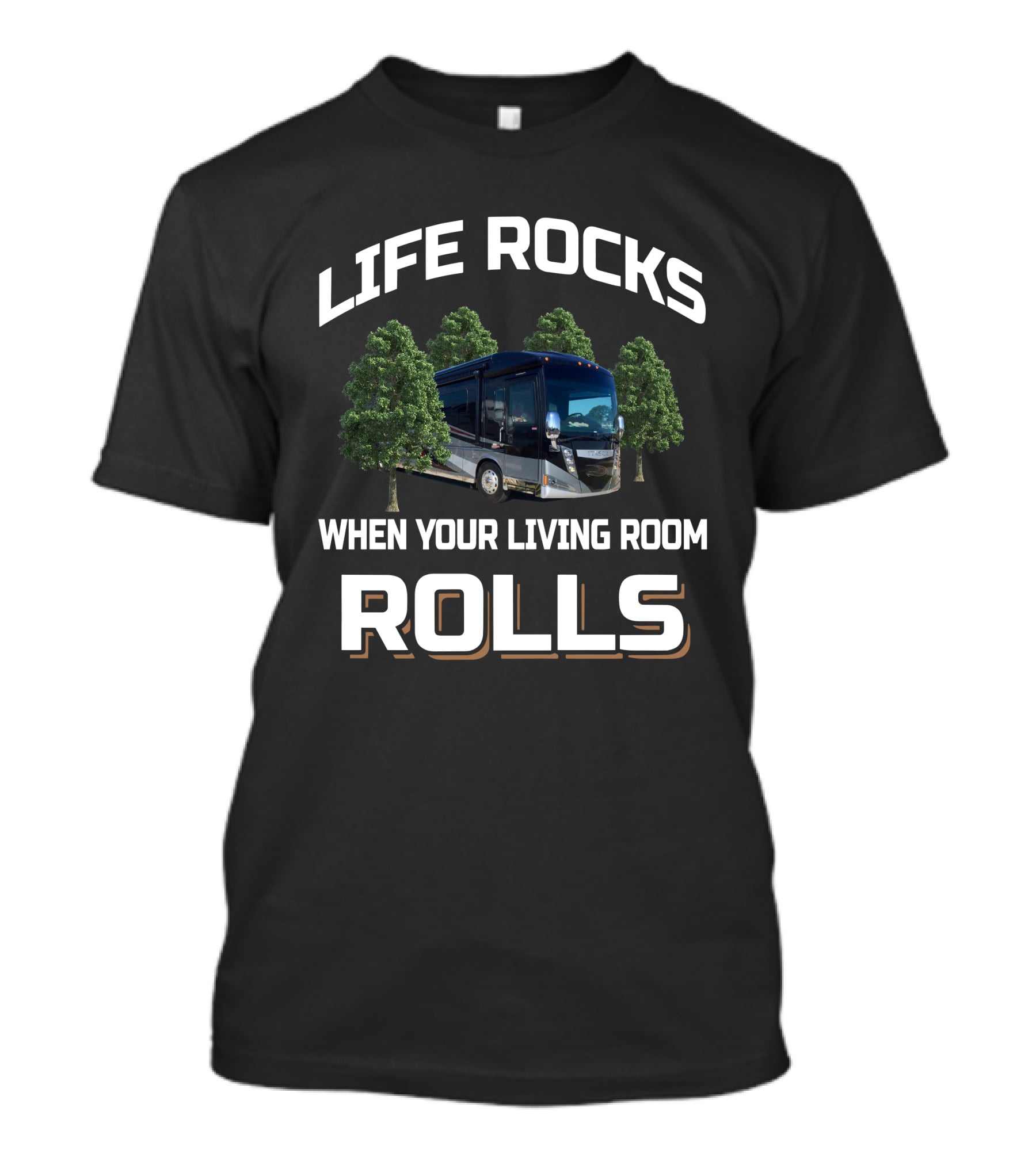 Life Rocks When Your Living Room Rolls Itasca Ellipse 42QD T-Shirt