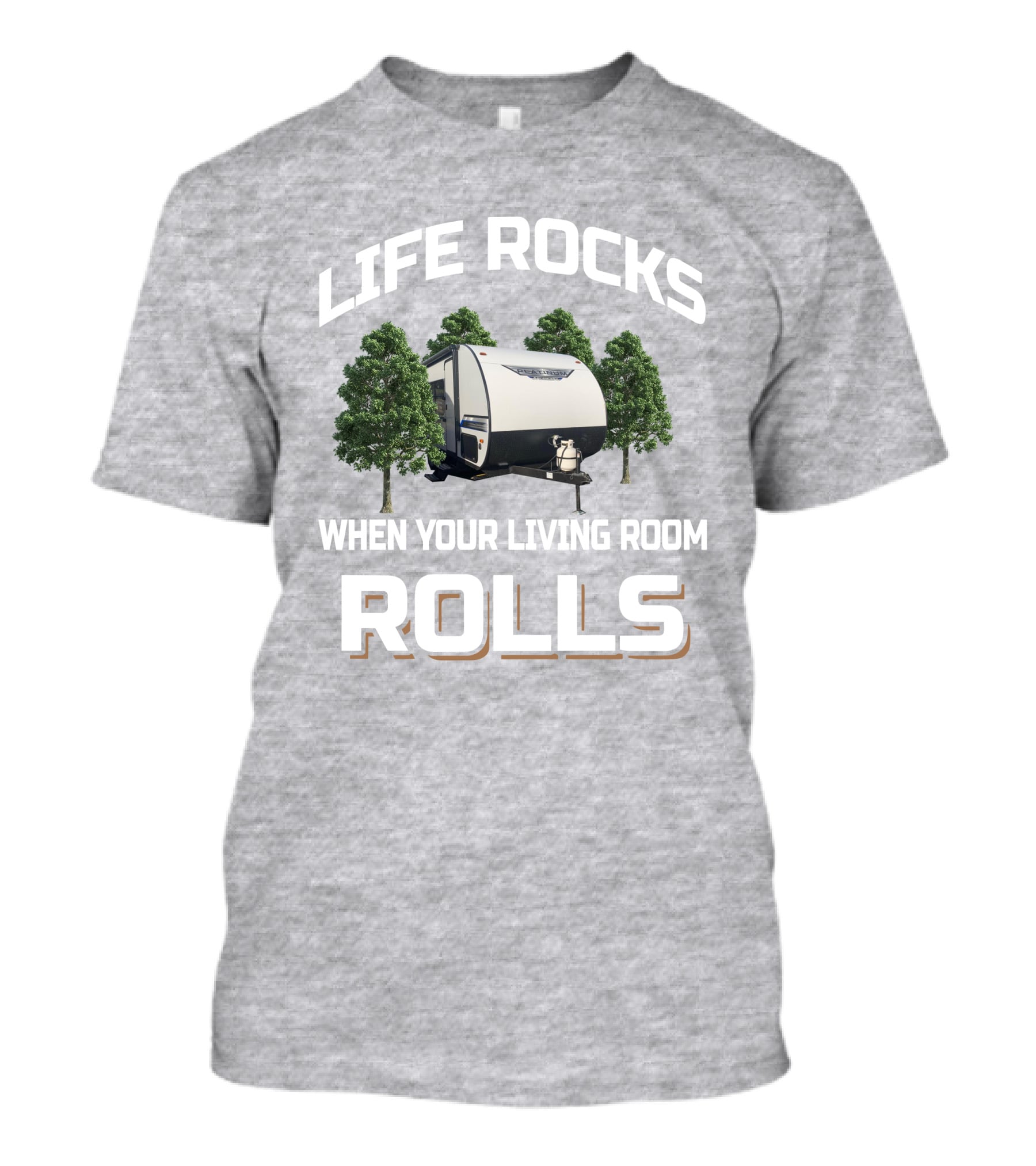 Salem Platinum 179dbk Life Rocks When Your Living Room Rolls T-Shirt