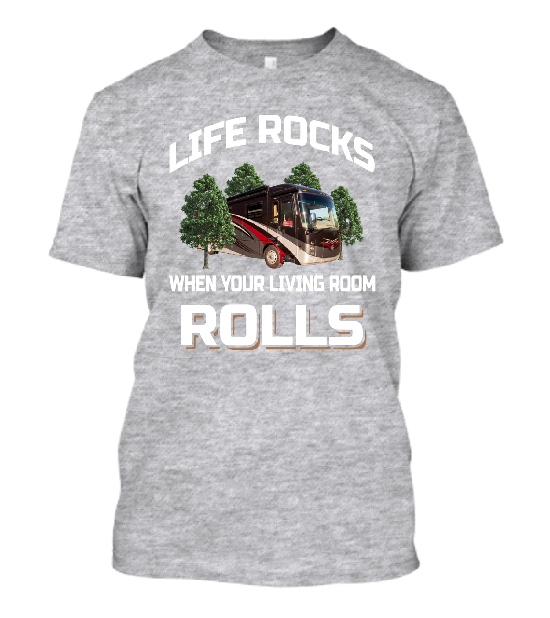 Life Rocks When Your Living Room Rolls Entegra Aspire 38M T-Shirt